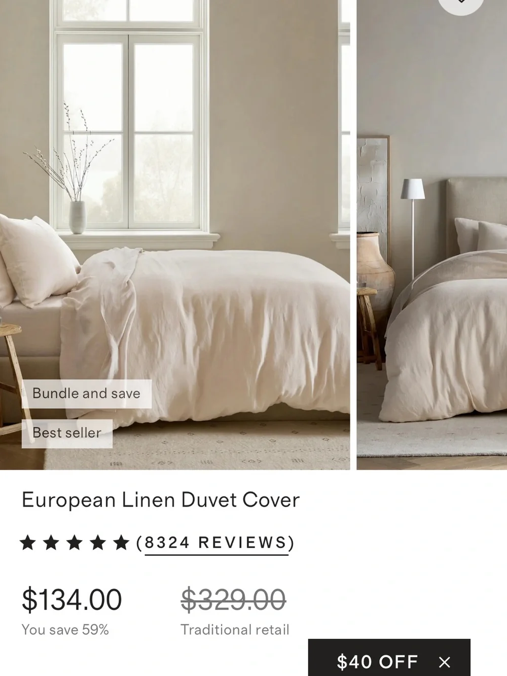 Quince european linen